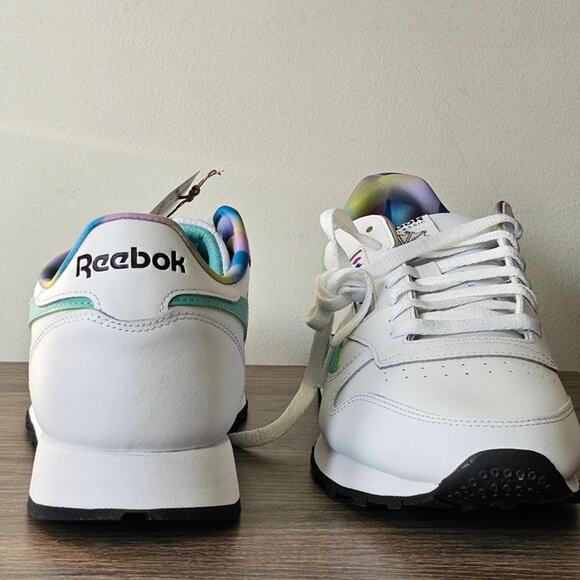Reebok Classic Unisex Unity Sneakers Men Size 12.5 White/ Teal NWT - Picture 6 of 8